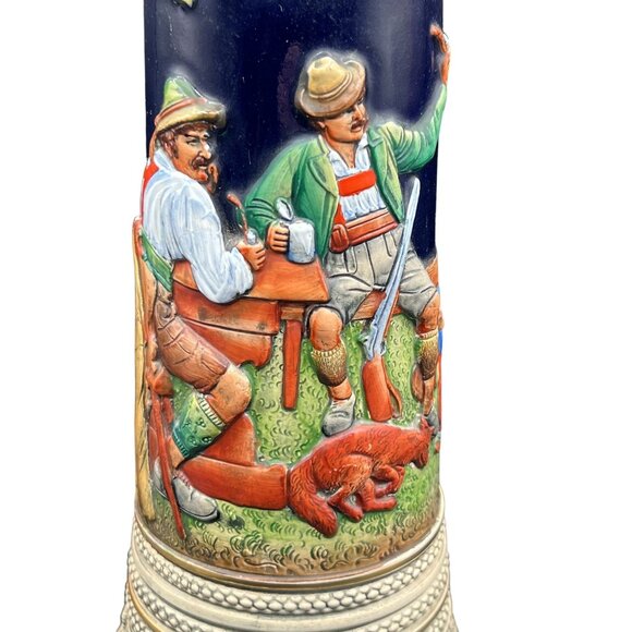 House Of Global Art West Germany Musical Traditional Handcrafted 16" Stein 3D - Picture 9 of 16